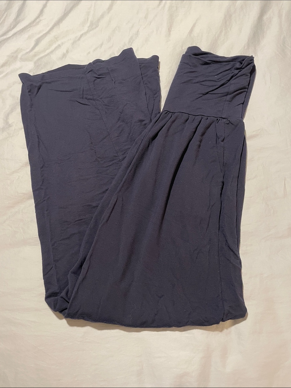 Quince French Terry Modal Wide Leg Pant Navy